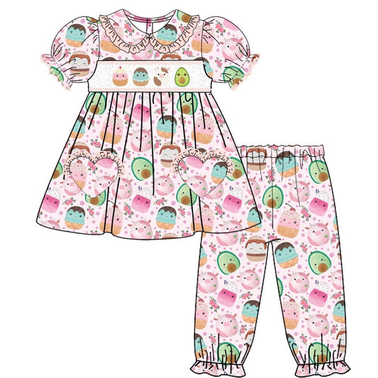 Exclusive Squishmellow Smocked Pyjama Set - In Stock (Ready To Post)