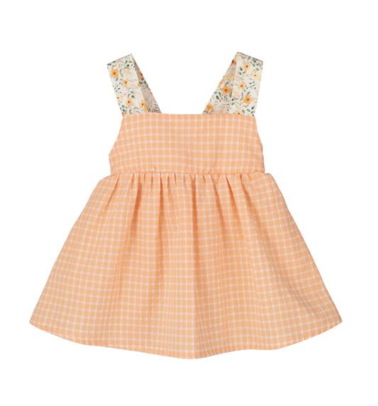 Peaches Orange Older Girls Summer Dress (2-6 Years)