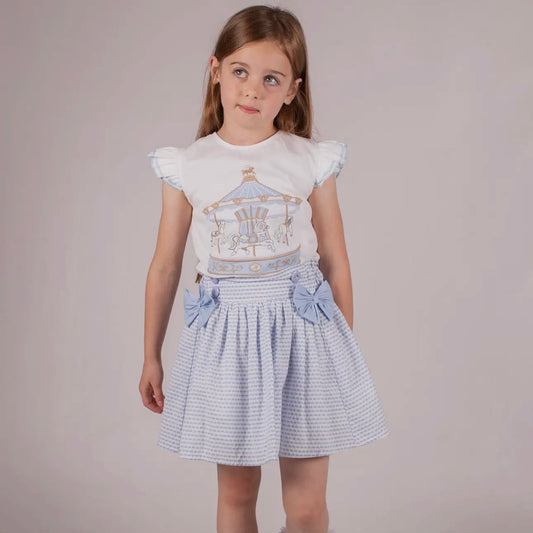 Beau Kid Older Girl Carousel Skirt Set 444752