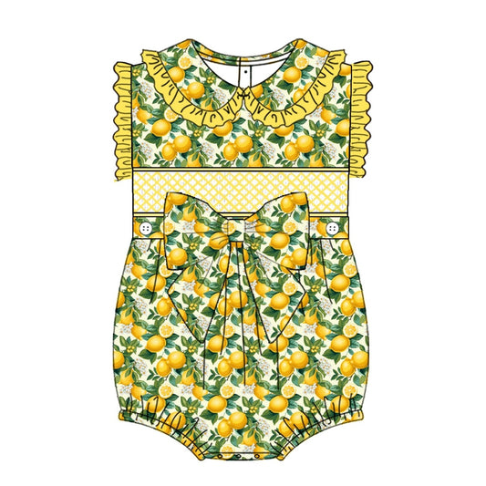Lemon Exclusive Smocked Romper - In Stock (Ready To Post)
